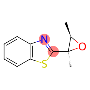 Benzothiazole, 2-[(2R,3R)-2,3-dimethyloxiranyl]-, rel-(-)- (9CI)