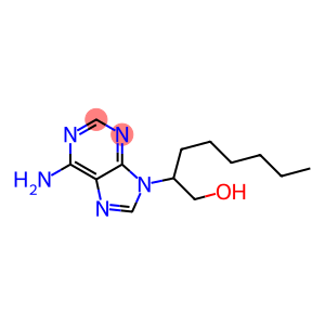 9H-Purine-9-ethanol, 6-amino-β-hexyl-