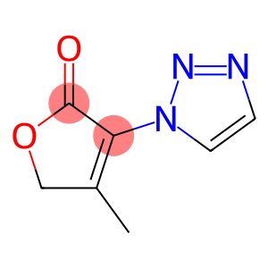 2(5H)-Furanone, 4-methyl-3-(1H-1,2,3-triazol-1-yl)-