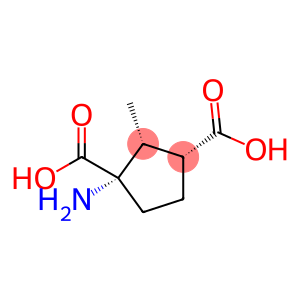 1,3-Cyclopentanedicarboxylicacid,1-amino-2-methyl-,(1S,2R,3R)-(9CI)