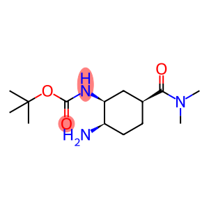 Carbamic acid, N-[(1S,2R,5S)-2-amino-5-[(dimethylamino)carbonyl]cyclohexyl]-, 1,1-dimethylethyl ester