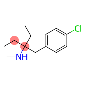 3-[(4-chlorophenyl)methyl]-N-methyl-pentan-3-amine