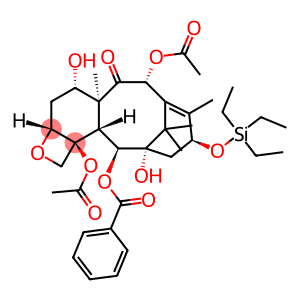 7,11-Methano-5H-cyclodeca[3,4]benz[1,2-b]oxet-5-one, 6,12b-bis(acetyloxy)-12-(benzoyloxy)-1,2a,3,4,4a,6,9,10,11,12,12a,12b-dodecahydro-4,11-dihydroxy-4a,8,13,13-tetramethyl-9-[(triethylsilyl)oxy]-, (2aR,4S,4aS,6R,9S,11S,12S,12aR,12bS)-