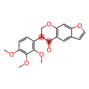 6,7-Dihydro-6-(2,3,4-trimethoxyphenyl)-5H-furo[3,2-g][1]benzopyran-5-one