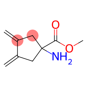 Cyclopentanecarboxylic acid, 1-amino-3,4-bis(methylene)-, methyl ester (9CI)