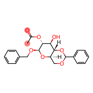 Glucopyranoside, benzyl 4,6-O-benzylidene-, 2-acetate, β-D- (8CI)