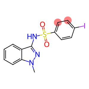 4-iodo-N-(1-methyl-1H-indazol-3-yl)benzene-1-sulfonamide