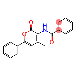 N-(4-METHYL-2-OXO-6-PHENYL-2H-PYRAN-3-YL)BENZENECARBOXAMIDE