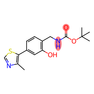 (2-羟基-4-(4-甲基噻唑-5-YL)苄基)氨基甲酸叔丁酯