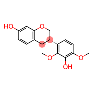 2H-1-Benzopyran-7-ol, 3,4-dihydro-3-(3-hydroxy-2,4-dimethoxyphenyl)-, (3S)-