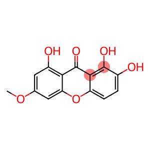 9H-Xanthen-9-one, 1,2,8-trihydroxy-6-methoxy- (9ci)