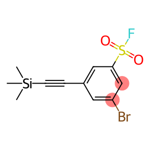 3-Bromo-5-((trimethylsilyl)ethynyl)benzenesulfonyl fluoride >=95%