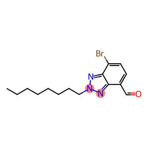 2H-Benzotriazole-4-carboxaldehyde, 7-bromo-2-octyl-