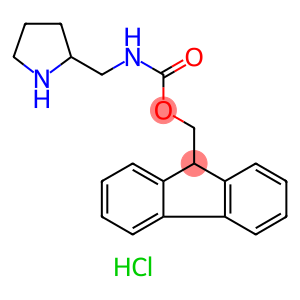 Carbamic acid, N-(2-pyrrolidinylmethyl)-, 9H-fluoren-9-ylmethyl ester, hydrochlore