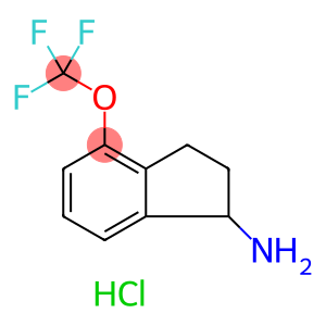 2,3-DIHYDRO-4-(TRIFLUOROMETHOXY)-1H-INDEN-1-AMINE HCl