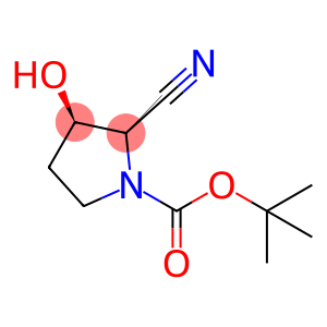 1-Pyrrolidinecarboxylic acid, 2-cyano-3-hydroxy-, 1,1-dimethylethyl ester, (2R,3R)-rel-