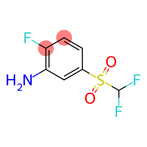 5-(difluoromethylsulfonyl)-2-fluoroaniline