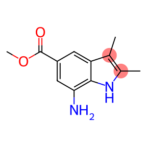 1H-Indole-5-carboxylic acid, 7-amino-2,3-dimethyl-, methyl ester