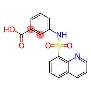 3-[(quinolin-8-ylsulfonyl)amino]benzoic acid