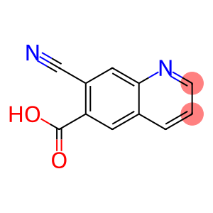 6-Quinolinecarboxylic acid, 7-cyano-