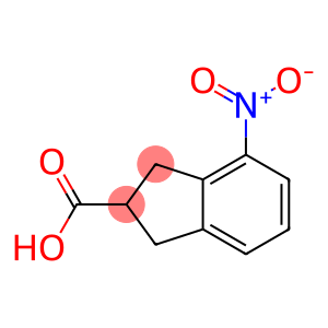 4-Nitro-1,3-dihydro-2H-indene-2-carboxylicacid