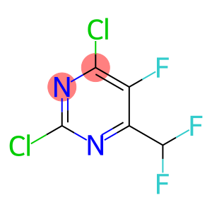 Pyrimidine, 2,4-dichloro-6-(difluoromethyl)-5-fluoro-