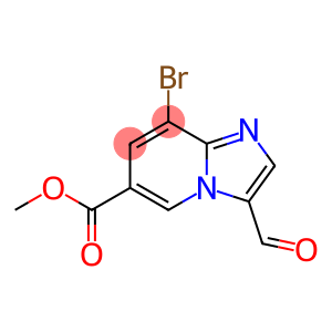 Imidazo[1,2-a]pyridine-6-carboxylic acid, 8-bromo-3-formyl-, methyl ester