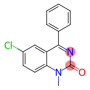 1-Methyl-4-phenyl-6-chloro-2(1H)-quinazolinone