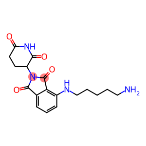 1H-Isoindole-1,3(2H)-dione, 4-[(5-aminopentyl)amino]-2-(2,6-dioxo-3-piperidinyl)-