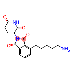 1H-Isoindole-1,3(2H)-dione, 4-(5-aminopentyl)-2-(2,6-dioxo-3-piperidinyl)-