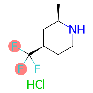 Piperidine, 2-methyl-4-(trifluoromethyl)-, hydrochloride (1:1), (2R,4R)-rel-