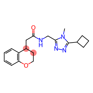 PYRAN-4-ACETAMIDE,N-[(5-CYCLOBUTYL-4-METHYL-4H-1,2,4-TRIS唑-3-YL)METHYL]-3,4-DIHYDRO-