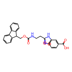 2-[2-[[9H-fluoren-9-ylmethoxy(oxo)methyl]amino]ethyl]-3H-benzimidazole-5-carboxylic acid