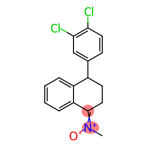 4-(3,4-dichlorophenyl)-N-methyl-3,4-dihydro-2H-naphthalen-1-imine oxide