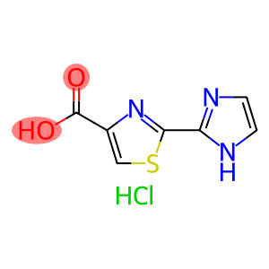 2-(1H-imidazol-2-yl)-1,3-thiazole-4-carboxylic acid hydrochloride