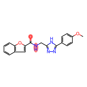 N-((5-(4-METHOXYPHENYL)-1H-1,2,4-TRIAZOL-3-YL)METHYL)BENZOFURAN-2-CARBOXAMIDEN-((5-(4-METHOXYPHENYL)-1H-1,2,4-TRIS唑-3-YL)METHYL)BENZOFURAN-2-CARBOXYLIC ACID AMIDE