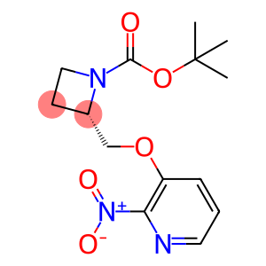 2-Nitro-A85380 2-Nitro-3-[2(S)-N-tert-butoxycarbonyl]-[(2-azetidinyl)-methoxy]pyridine