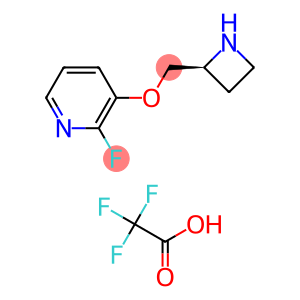 1-AZETIDINECARBOXYLIC ACID, 2-[[[2-FLUORO-3-PYRIDINYL]OXY]METHYL]-, (2S)-