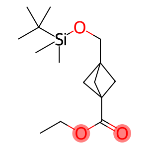 3-(tert-Butyl-dimethyl-silanyloxymethyl)-bicyclo[1.1.1]pentane-1-carboxylic acid ethyl ester