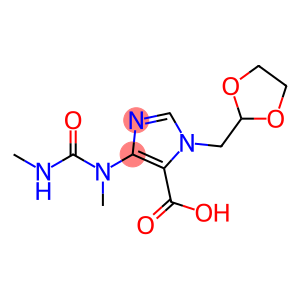 1H-Imidazole-5-carboxylic acid, 1-(1,3-dioxolan-2-ylmethyl)-4-[methyl[(methylamino)carbonyl]amino]-