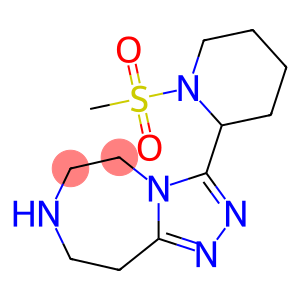 3-(1-methylsulfonyl-2-piperidinyl)-6,7,8,9-tetrahydro-5H-[1,2,4]triazolo[4,3-d][1,4]diazepine