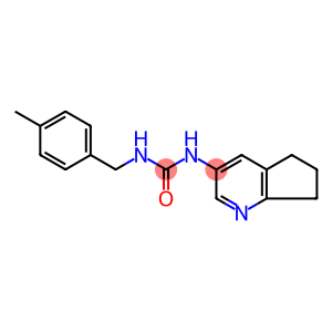 N-(6,7-Dihydro-5H-cyclopenta[b]pyridin-3-yl)-N′-[(4-methylphenyl)methyl]urea