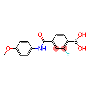 2-Fluoro-4-(4-MethoxyphenylcarbaMoyl)benzeneboronic acid, 97%