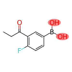 4-Fluoro-3-propanoylphenylboronic acid