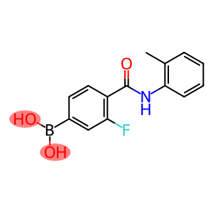 3-Fluoro-4-(2-methylphenylcarbamoyl)benzeneboronic acid