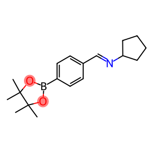 4-(Cyclopentyl)iminomethyl phenyl-boronic acid pinacol ester