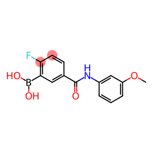 2-Fluoro-5-(3-methoxyphenylcarbamoyl)benzeneboronic acid