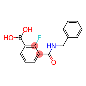 3-(BenzylcarbaMoyl)-2-fluorobenzeneboronic acid, 97%