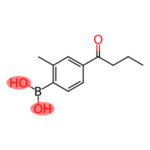 4-Butanoyl-2-methylphenylboronic acid