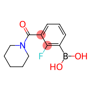 2-fluoro-3-(1-piperidinylcarbonyl)benzeneboronic acid